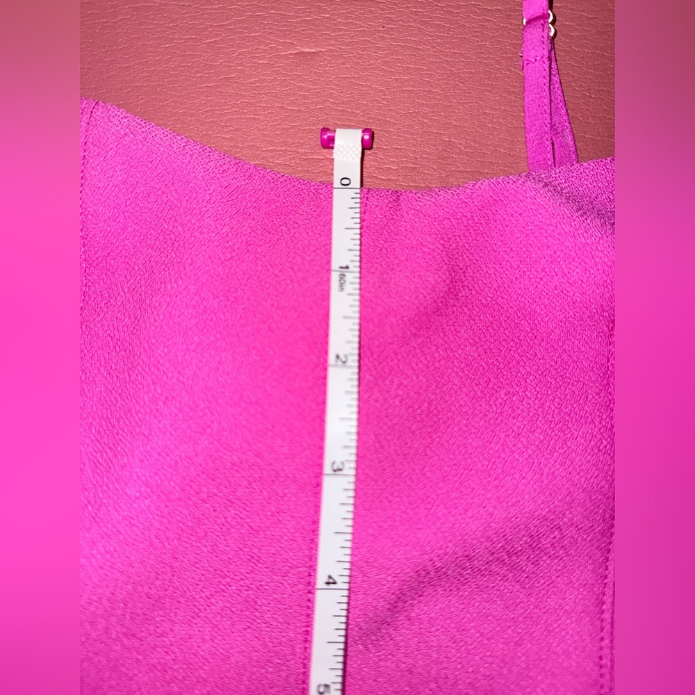 Abercrombie & Fitch size Medium hot pink mini dress w/ cut outs - Picture 10 of 12